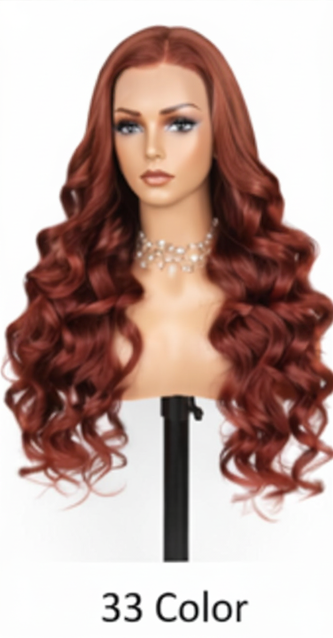 Chocolate Brown HD Transparent Lace 24' Frontal Glueless Wigs Natural Deep Wave Human Hair Wigs