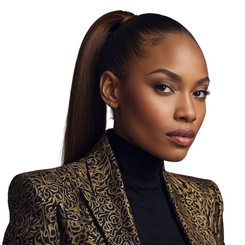 Dark Brown Ponytail