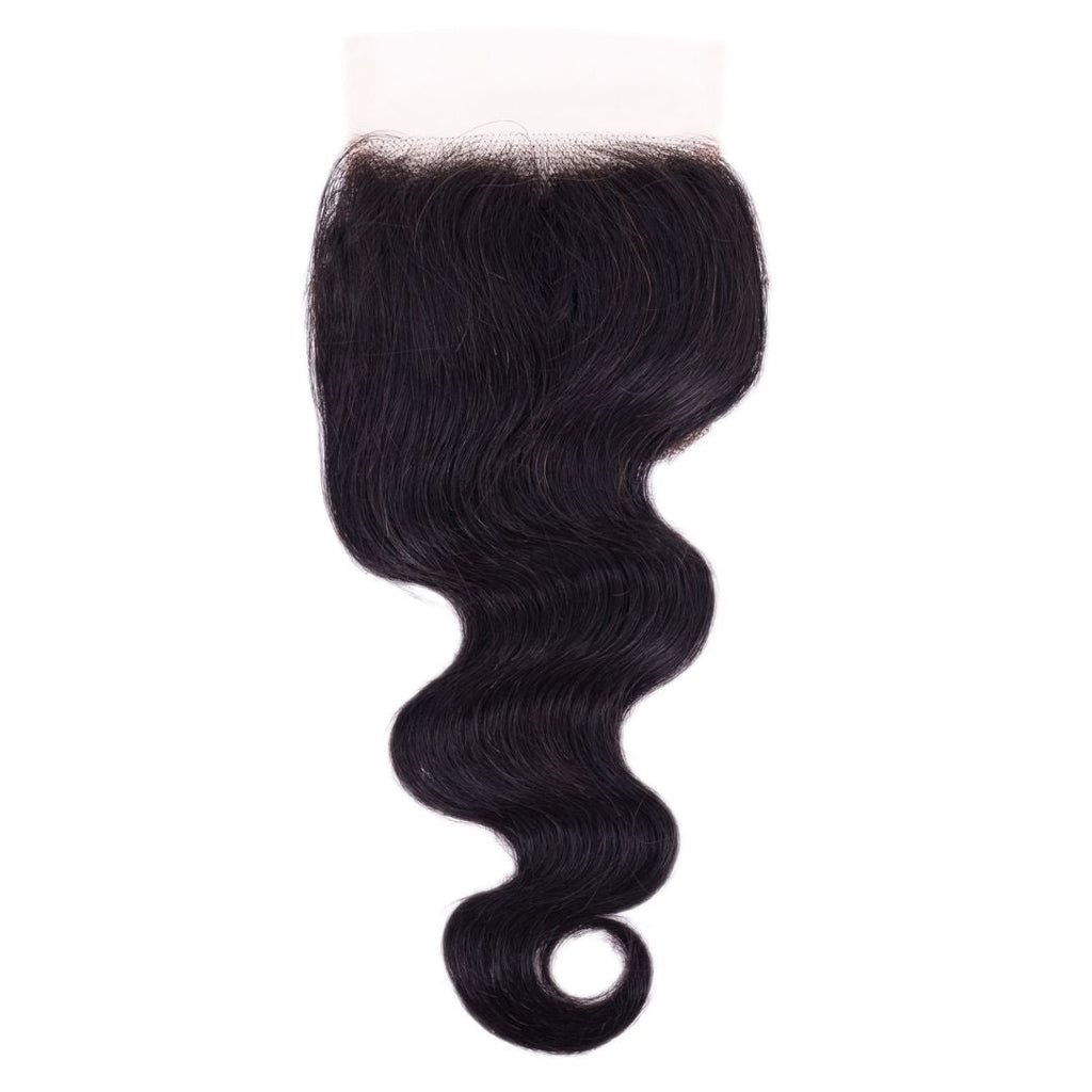 Malaysian Body Wave 4x4 Transparent Lace Closure
