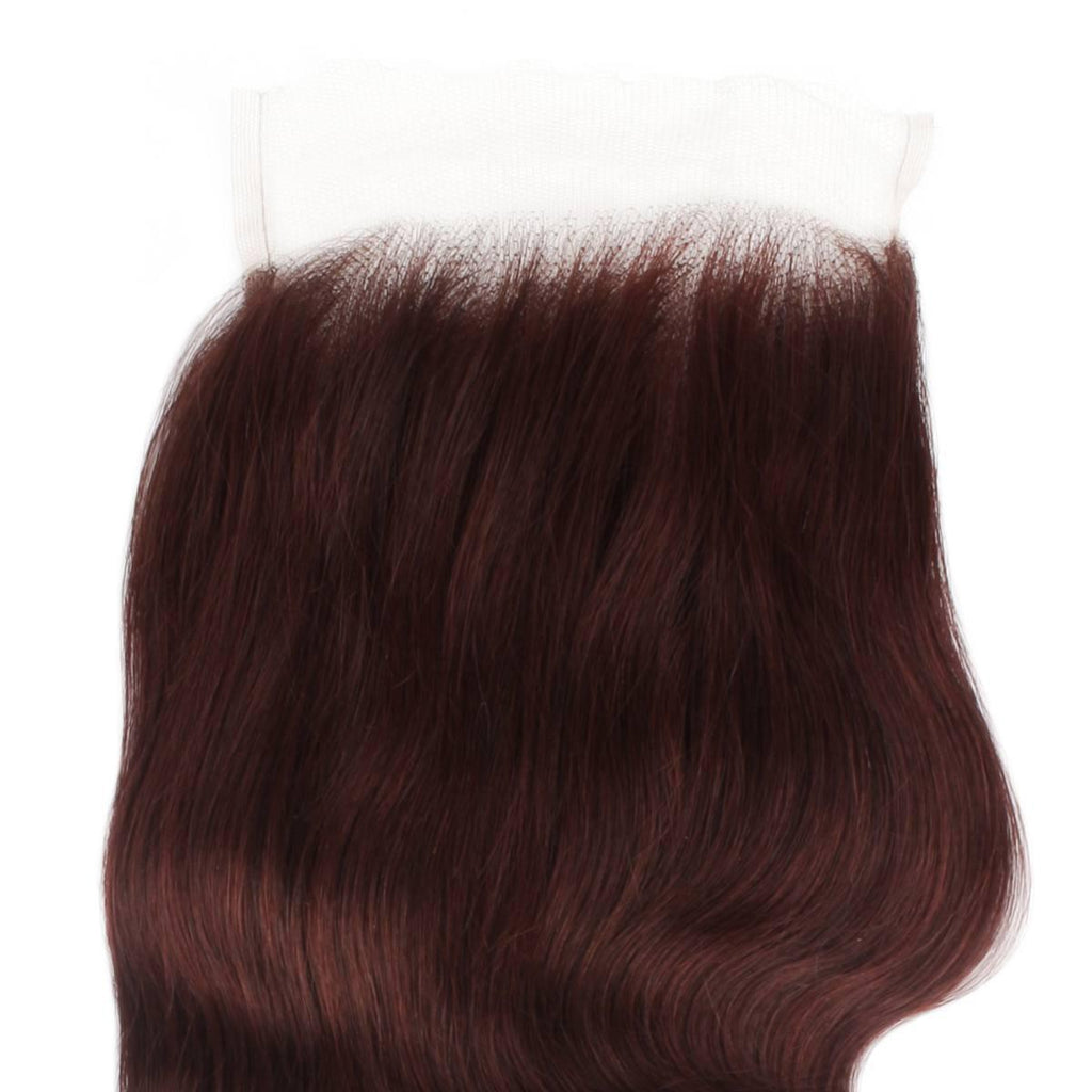Burgundy Body Wave 5x5 HD Lace Closure