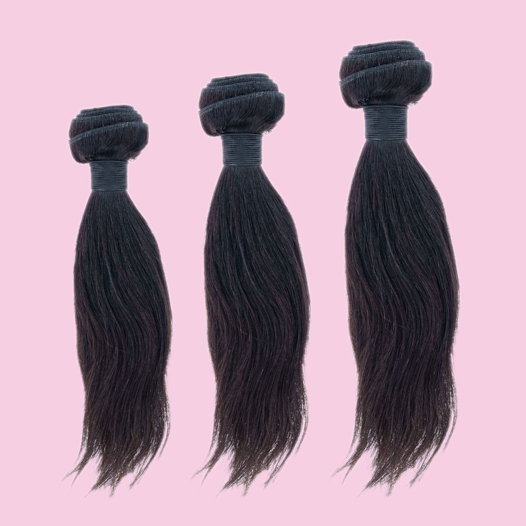 Malaysian Straight Human Hair Bundle Deal