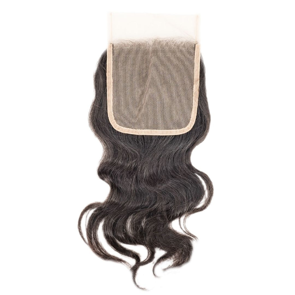 Raw Indian Wavy 4x4 Transparent Lace Closure