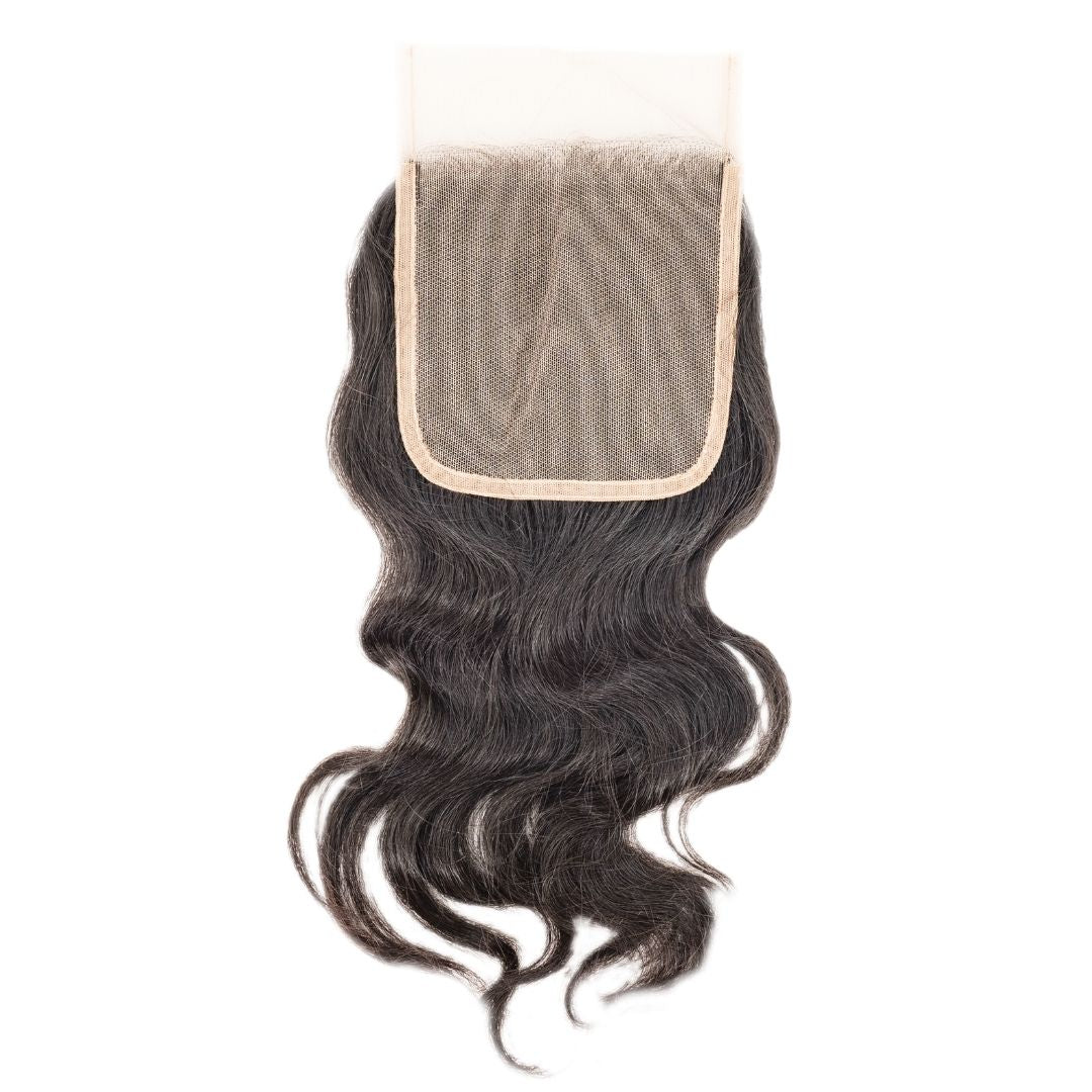 Raw Indian Wavy 4x4 Transparent Lace Closure
