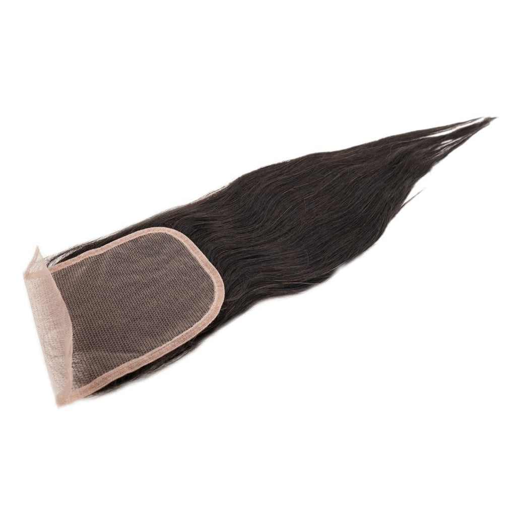Malaysian Straight 4x4 Transparent Lace Closure