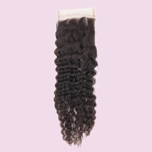 Afro Kinky Curly 4x4 Transparent Lace Closure