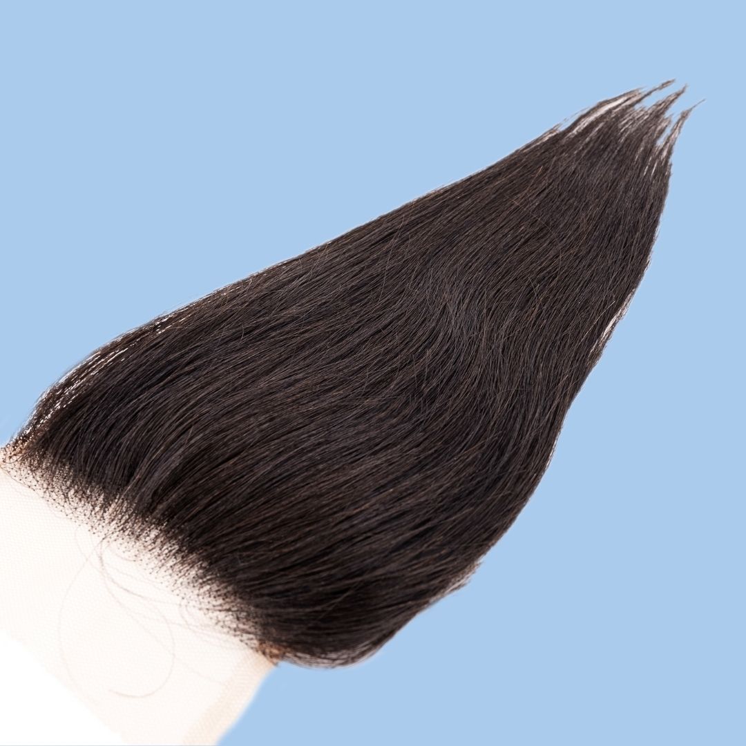Straight 4x4 Transparent Lace Closure