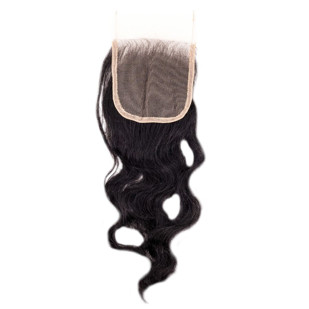 Raw Indian Curly 4x4 Transparent Lace Closure
