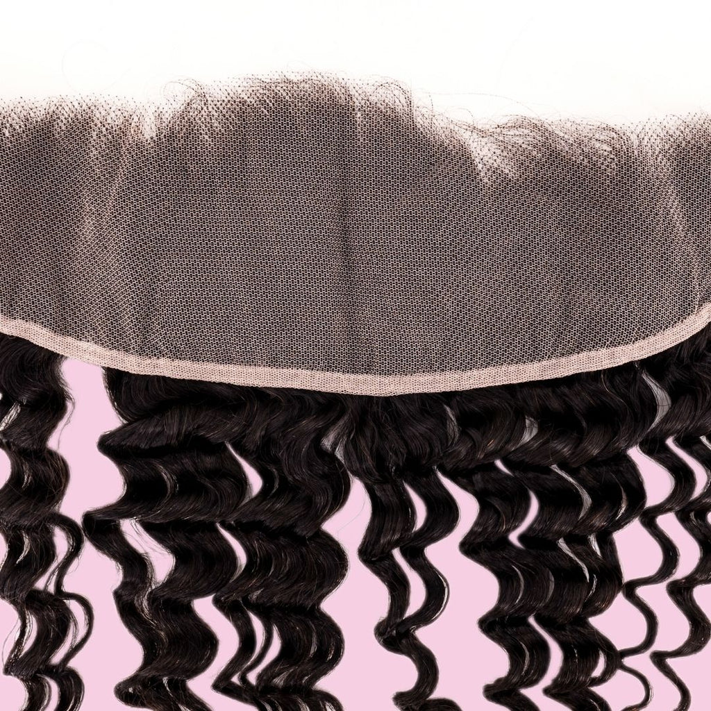 Deep Wave 13x4 Transparent Lace Frontal