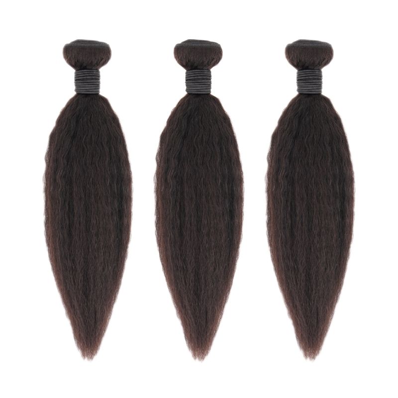 Kinky Straight Human Hair Bundle Deal