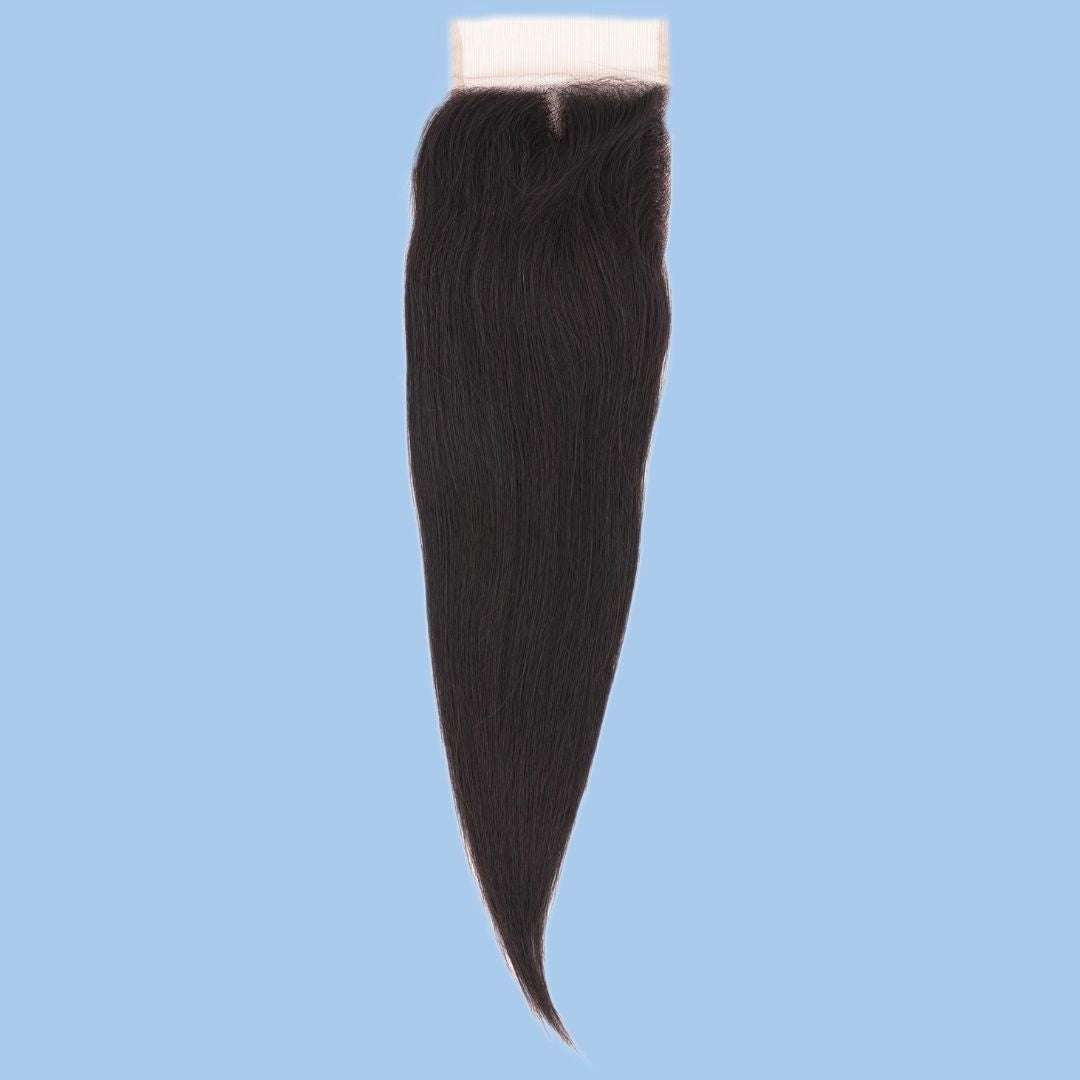 Malaysian Straight 4x4 Transparent Lace Closure