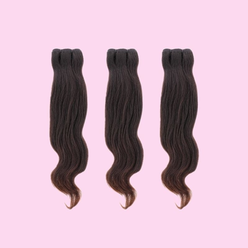 Raw Indian Wavy Human Hair Bundle Deal