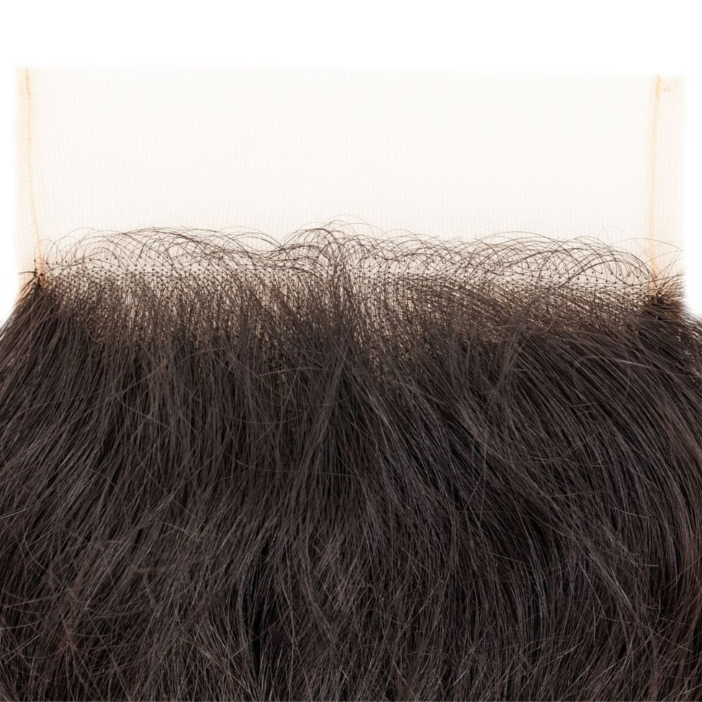 Raw Indian Wavy 4x4 Transparent Lace Closure