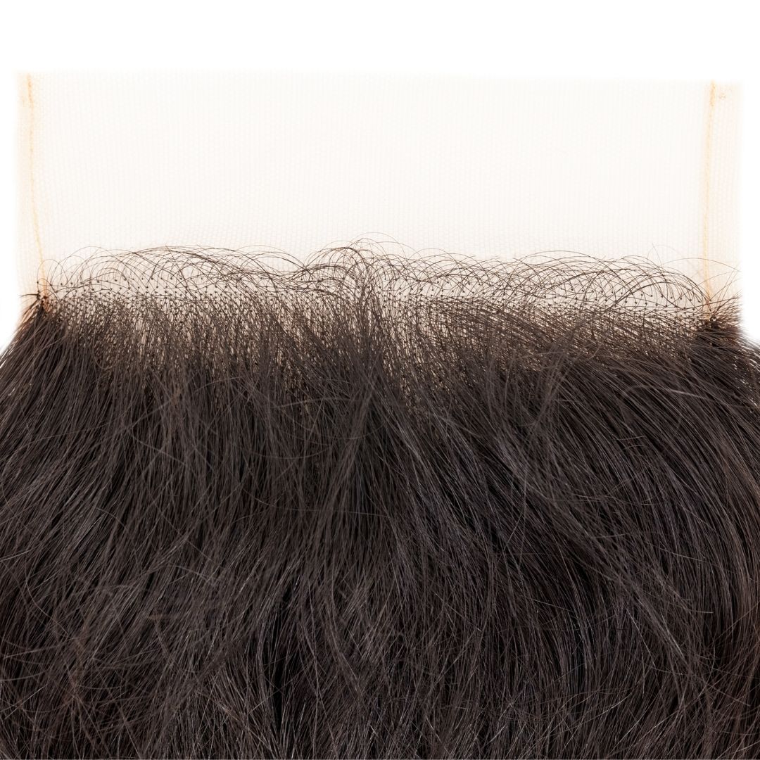 Raw Indian Wavy 4x4 Transparent Lace Closure