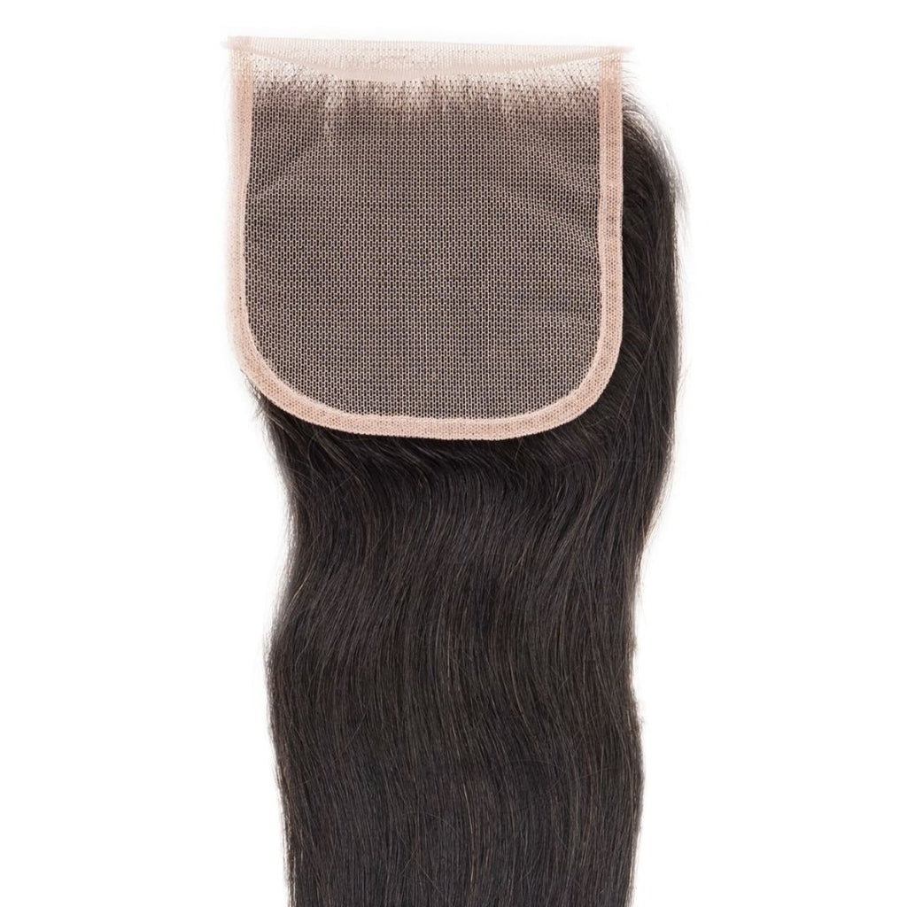 Malaysian Straight 4x4 Transparent Lace Closure