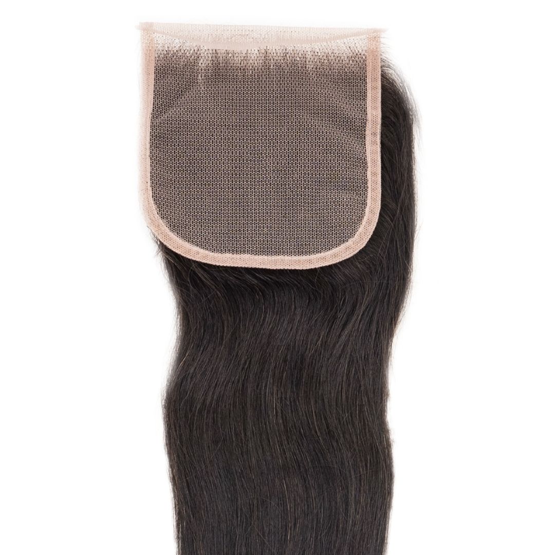 Malaysian Straight 4x4 Transparent Lace Closure