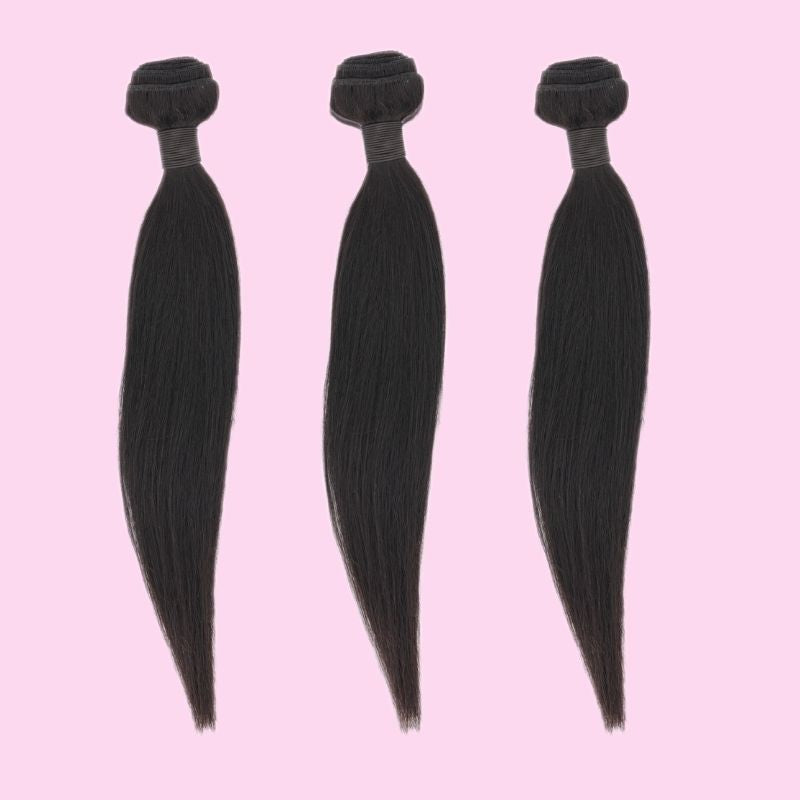 Malaysian Straight Human Hair Bundle Deal