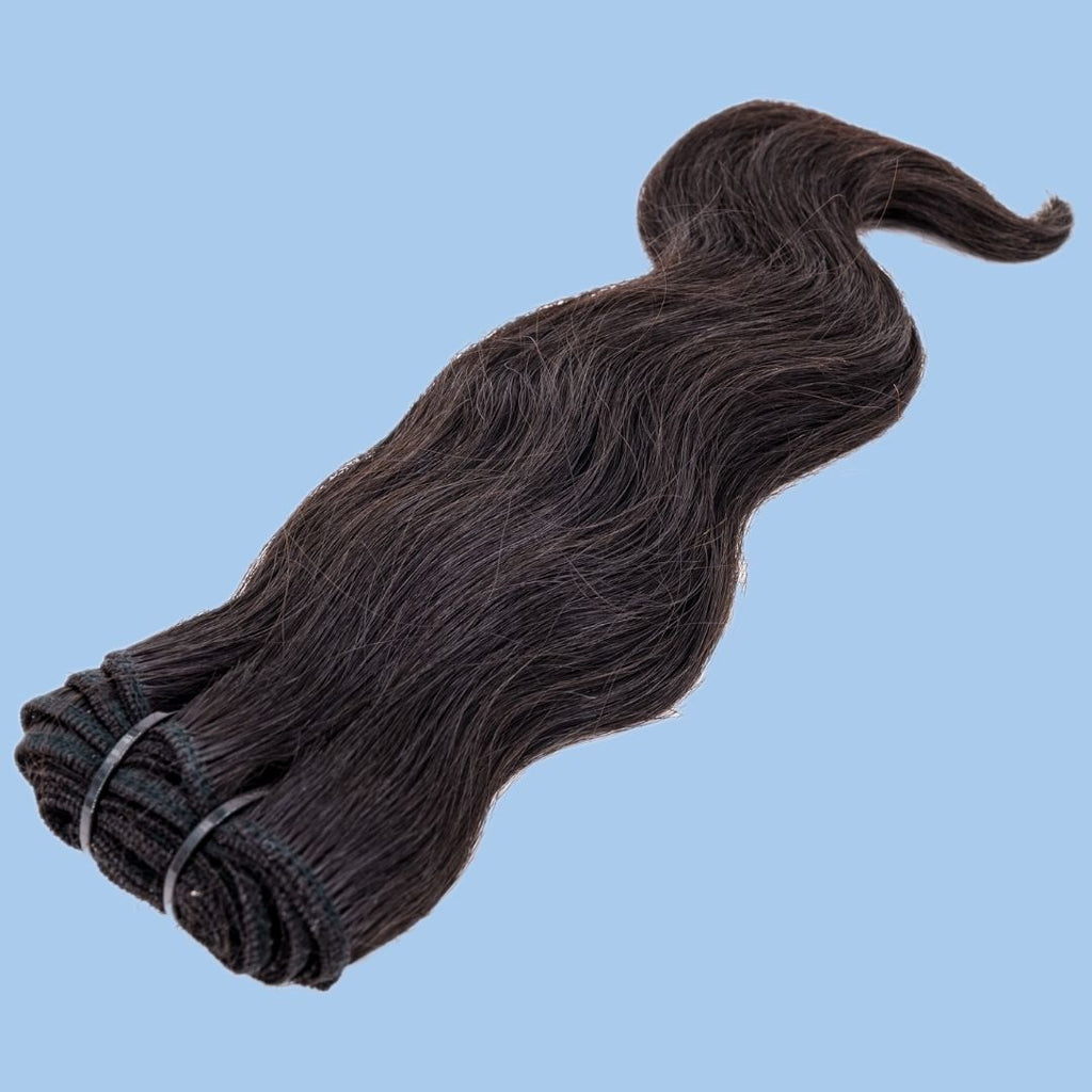 Raw Indian Wavy Human Hair Bundles