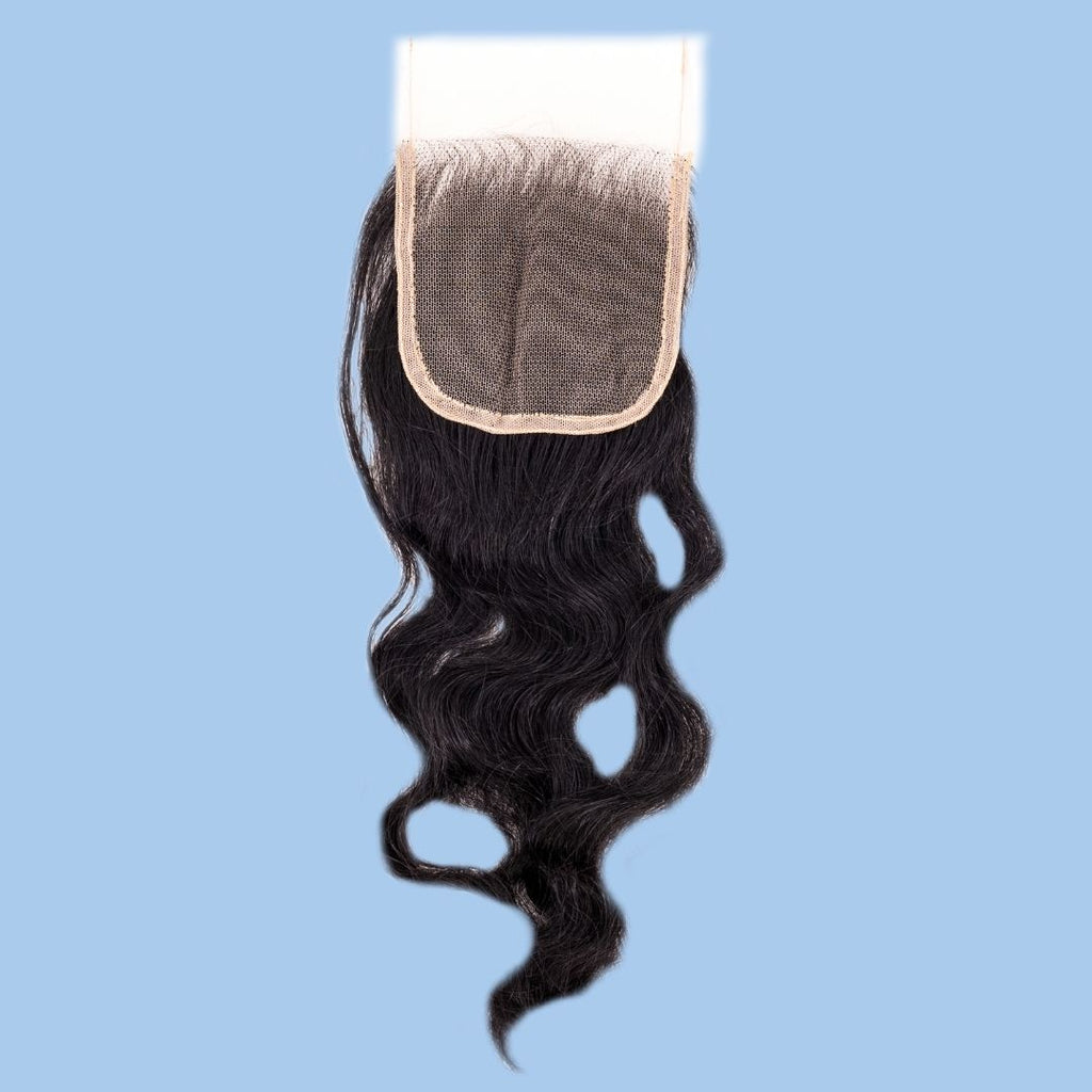 Raw Indian Curly 4x4 Transparent Lace Closure