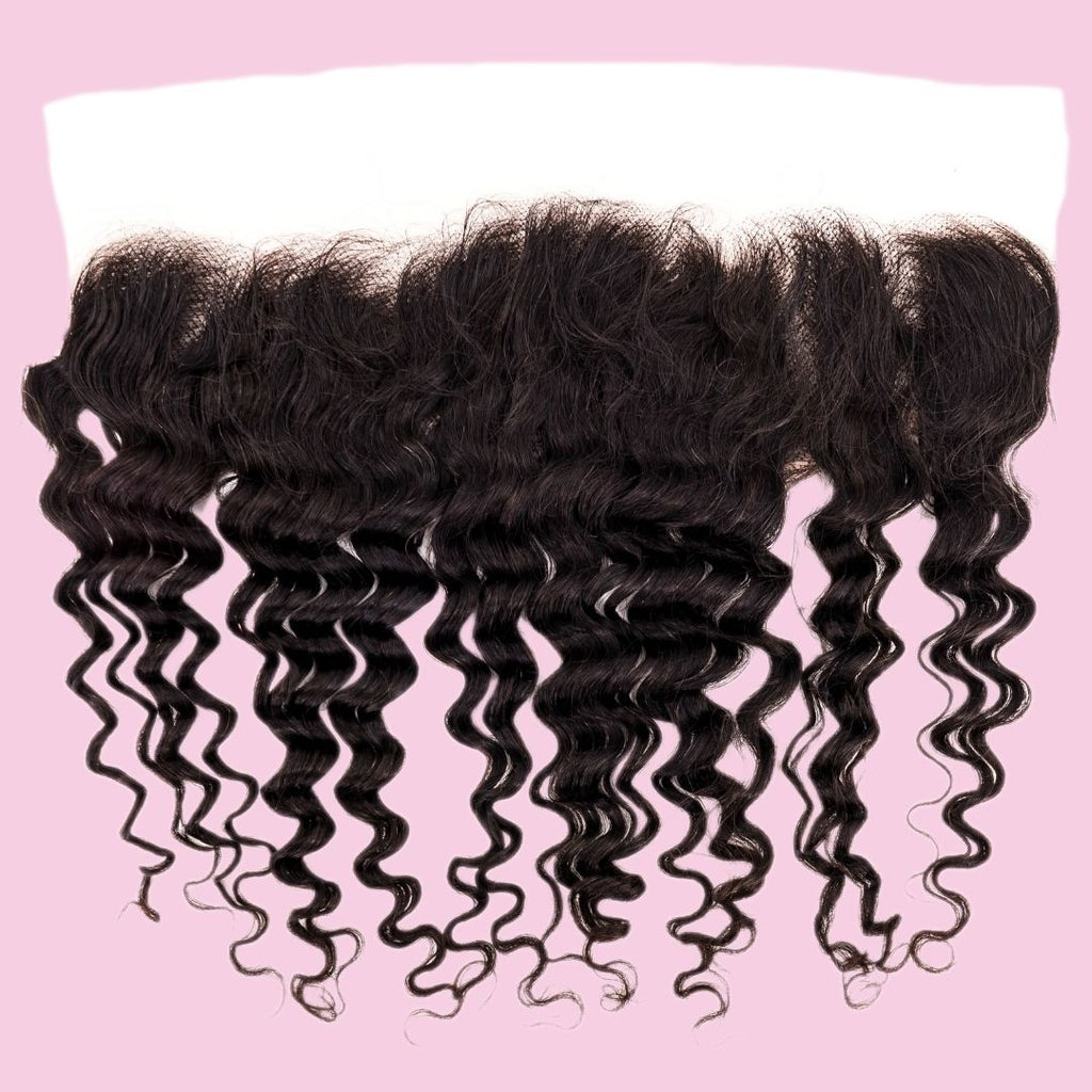 Deep Wave 13x4 Transparent Lace Frontal