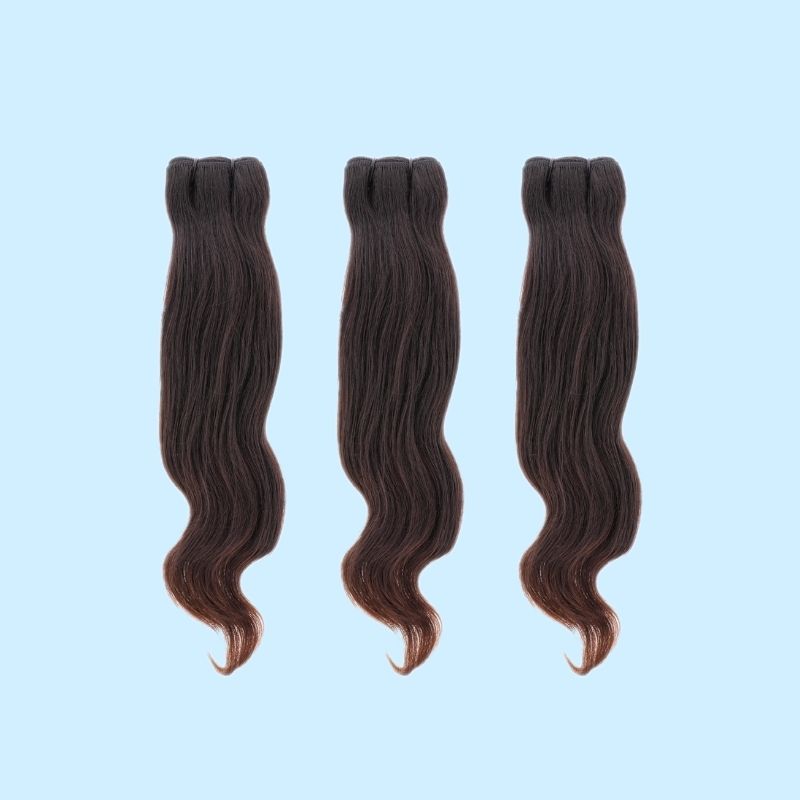Raw Indian Wavy Human Hair Bundle Deal