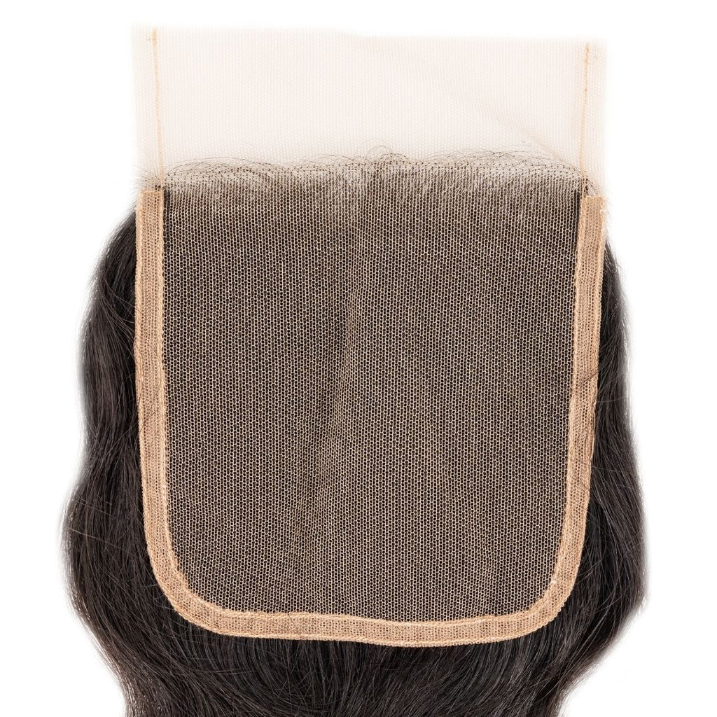 Raw Indian Wavy 4x4 Transparent Lace Closure