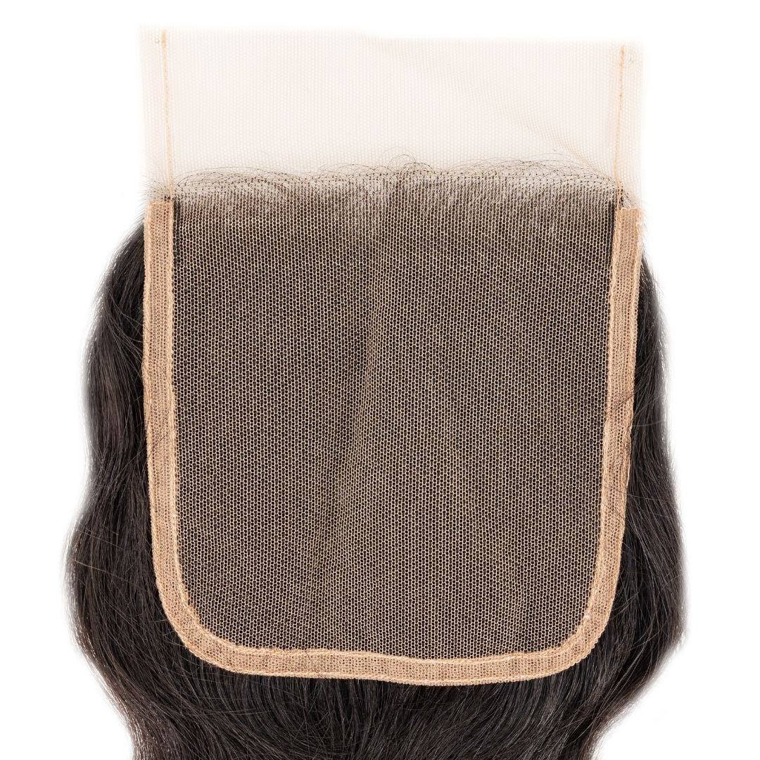 Raw Indian Wavy 4x4 Transparent Lace Closure