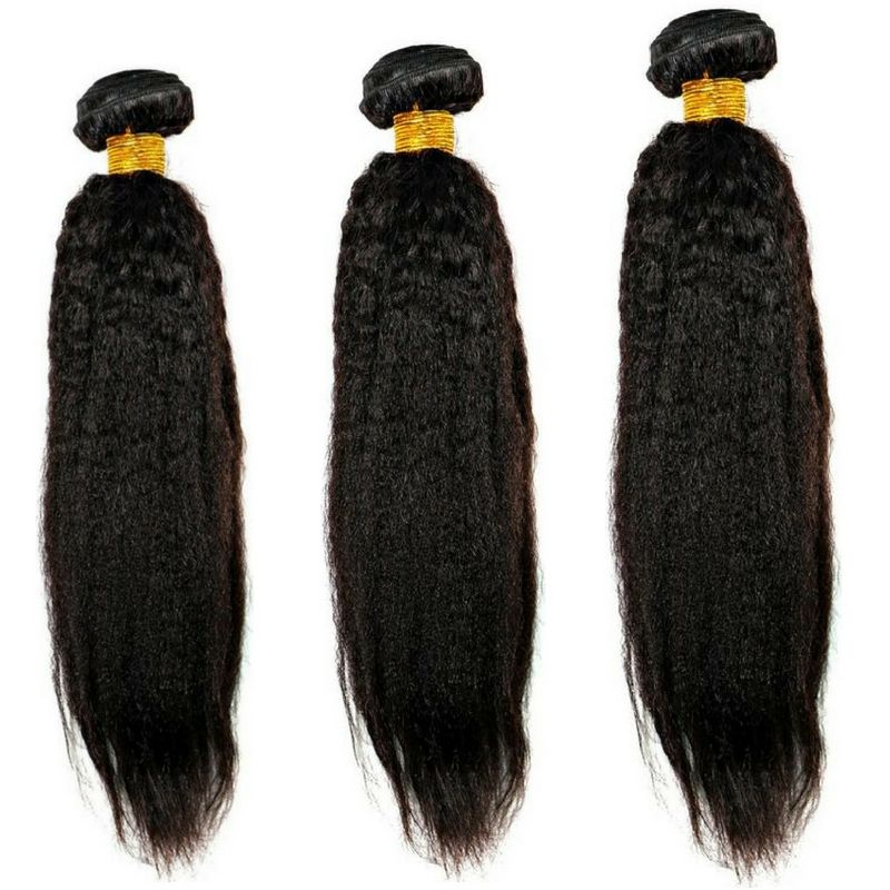 Kinky Straight Human Hair Bundle Deal