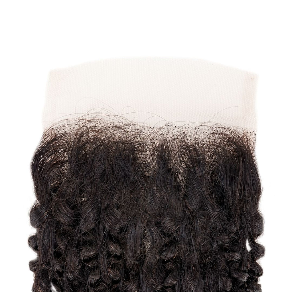 Kinky Curly 4x4 Transparent Lace Closure