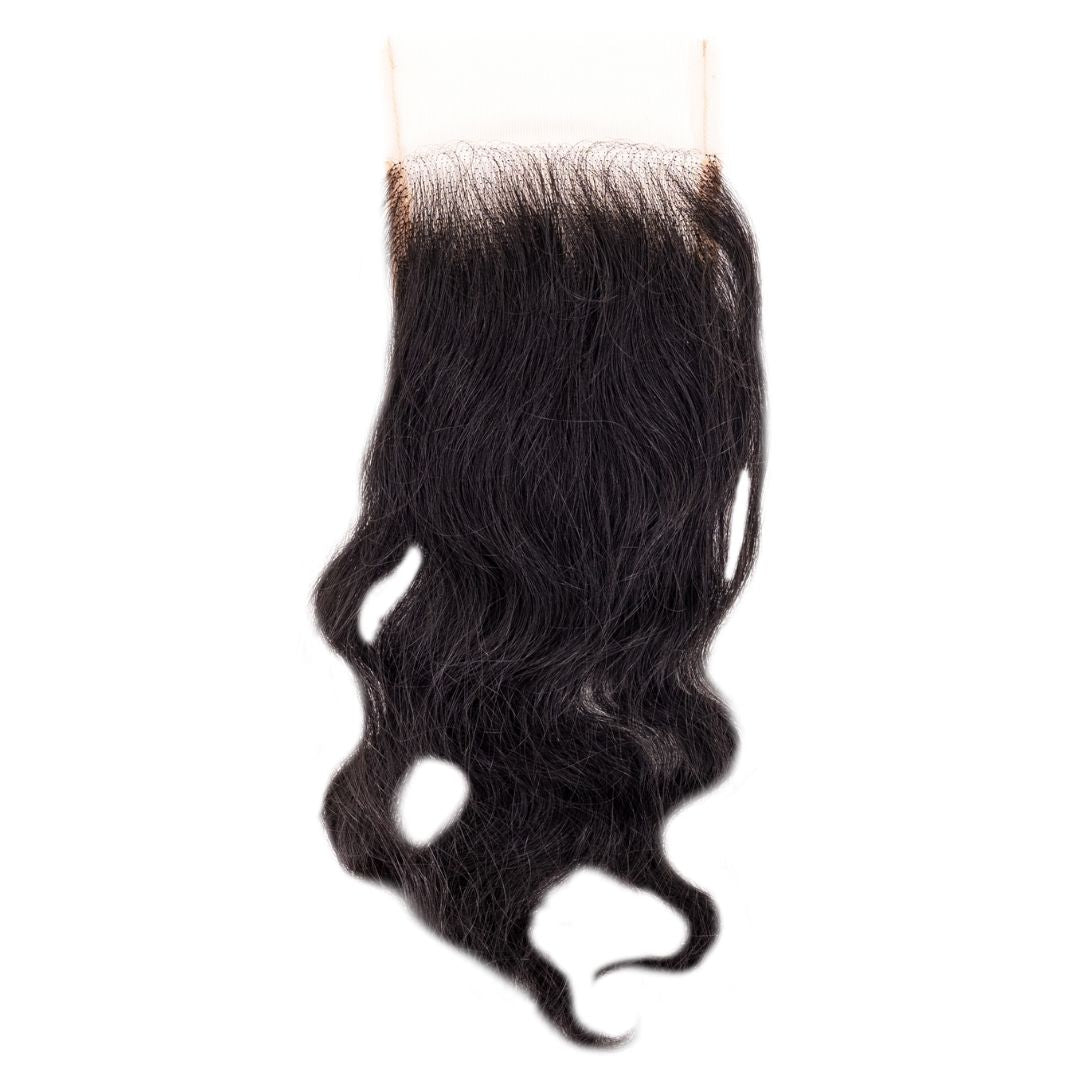 Raw Indian Curly 4x4 Transparent Lace Closure