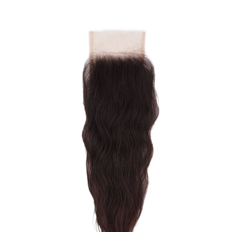 Raw Indian Wavy 4x4 Transparent Lace Closure