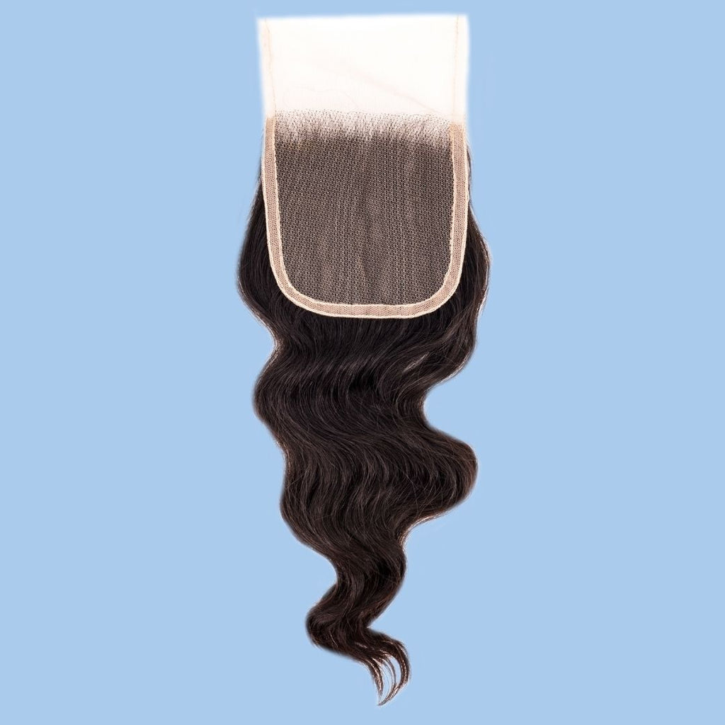 Raw Indian Wavy 4x4 Transparent Lace Closure