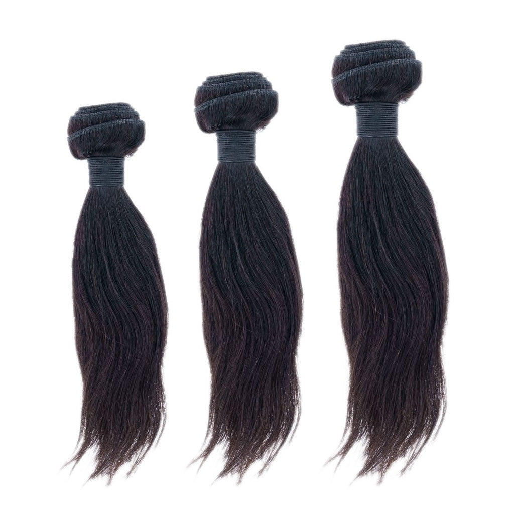 Malaysian Straight Human Hair Bundle Deal