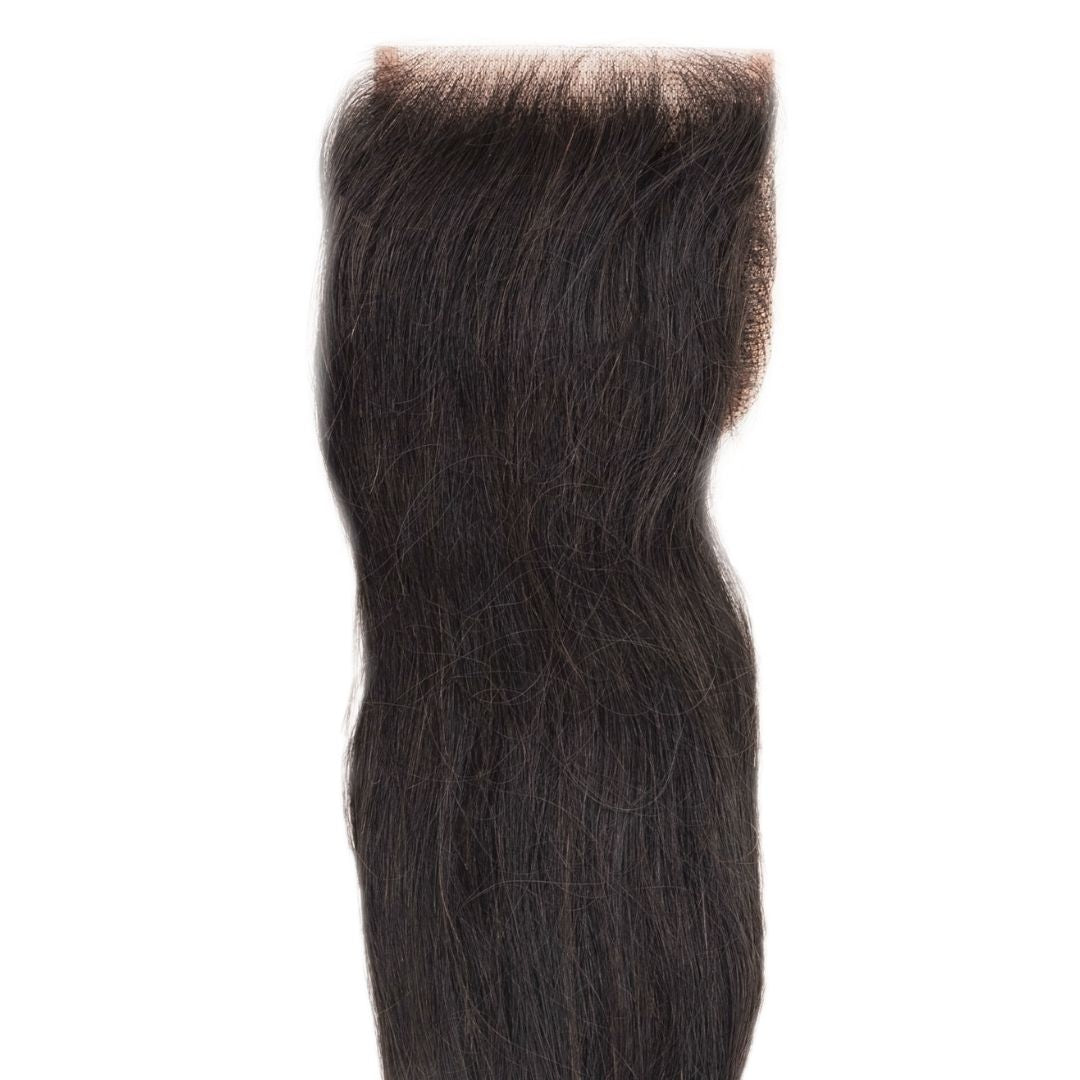 Malaysian Straight 4x4 Transparent Lace Closure