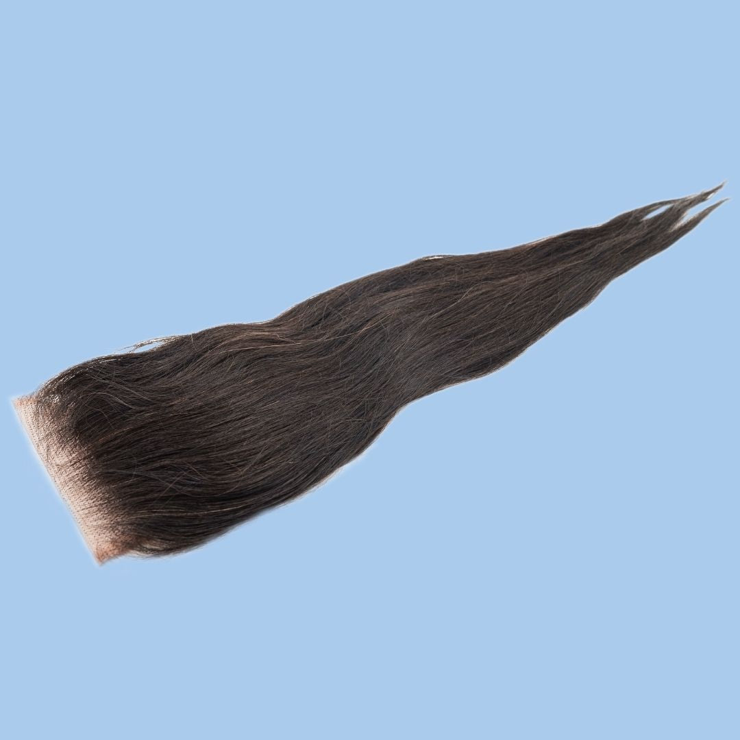 Malaysian Straight 4x4 Transparent Lace Closure