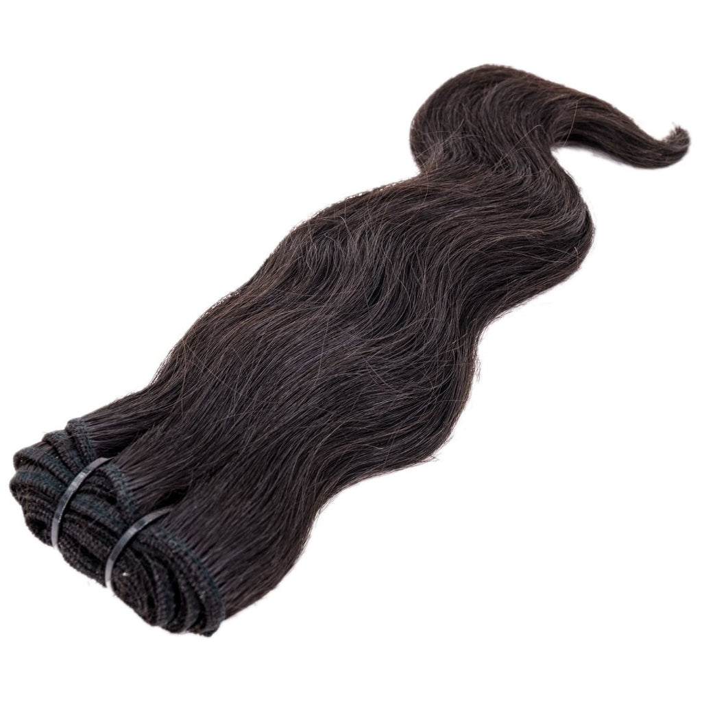Raw Indian Wavy Human Hair Bundles