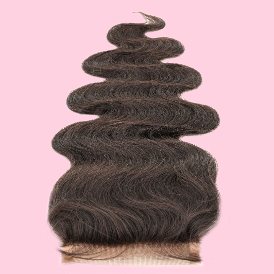 Malaysian Body Wave 4x4 Transparent Lace Closure