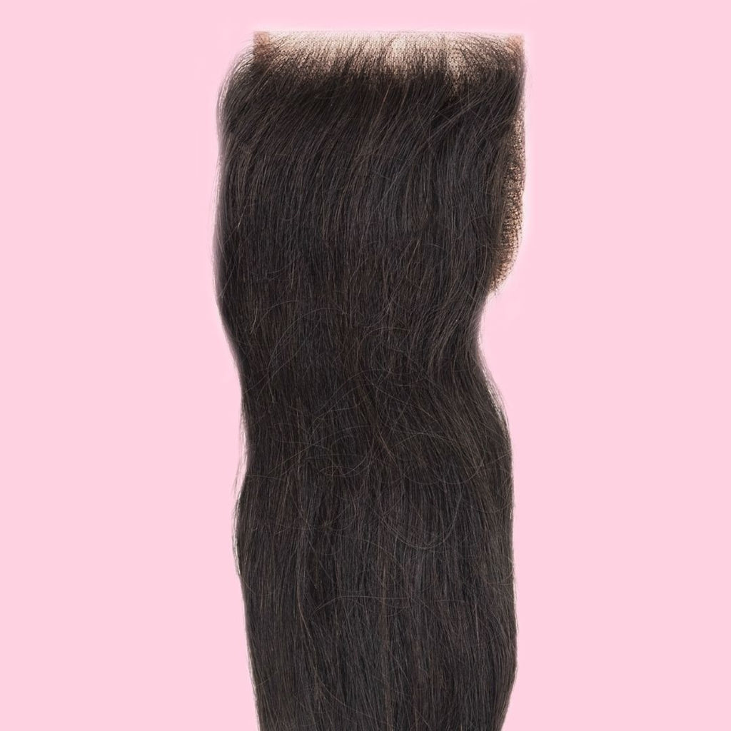 Malaysian Straight 4x4 Transparent Lace Closure